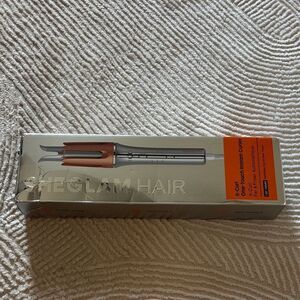 Glam Hair Automatic Curling Iron - Silver and Orange